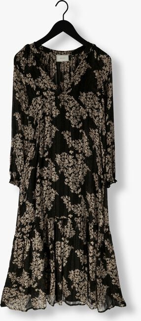 Zwarte NEO NOIR Midi jurk HALLAS ELDERFLOWER DRESS - large