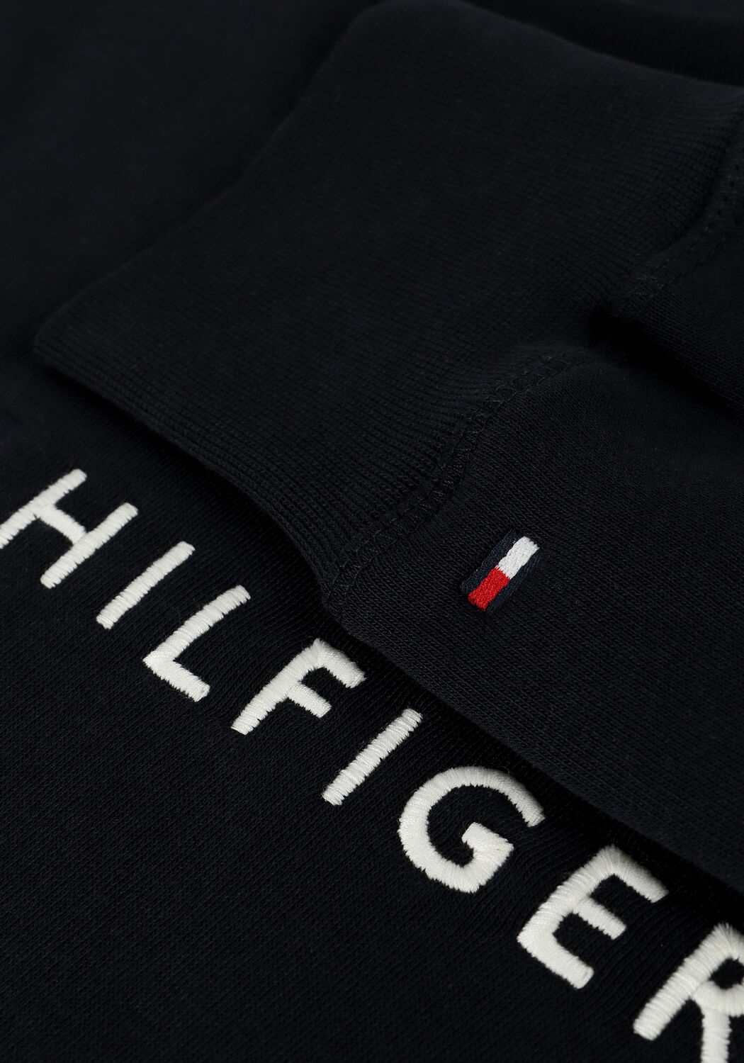 Donkerblauwe TOMMY HILFIGER Sweater TOMMY LOGO SWEATSHIRT - large