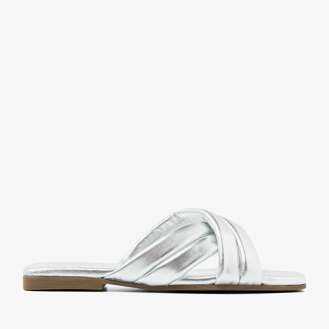 Zilveren VIA VAI Slippers KIKI LOT - large