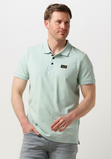 Blauwe PME LEGEND Polo SHORT SLEEVE POLO TRACKWAY - large