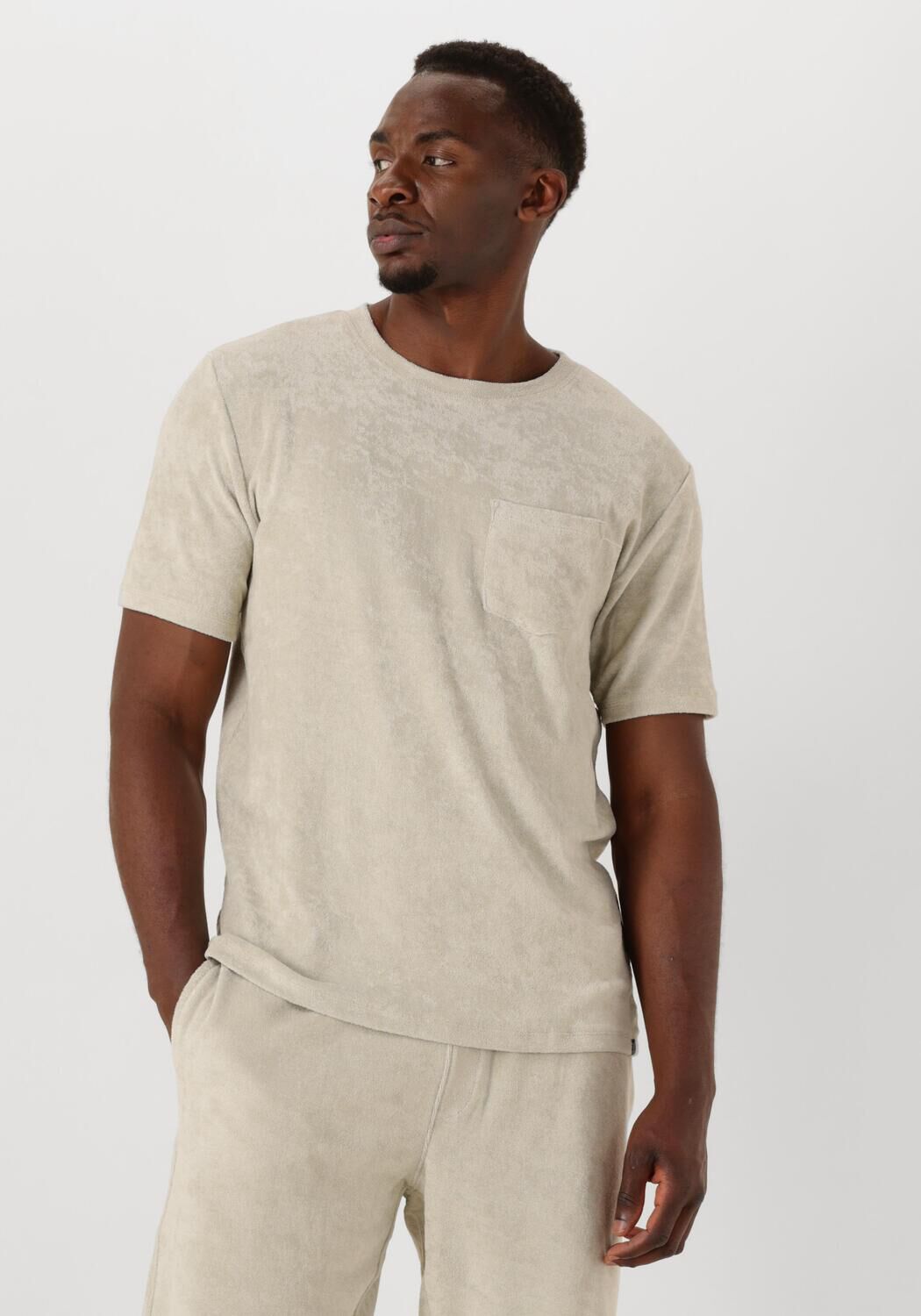 DSTREZZED Heren Polo's & T-shirts Ethan Tee Creme