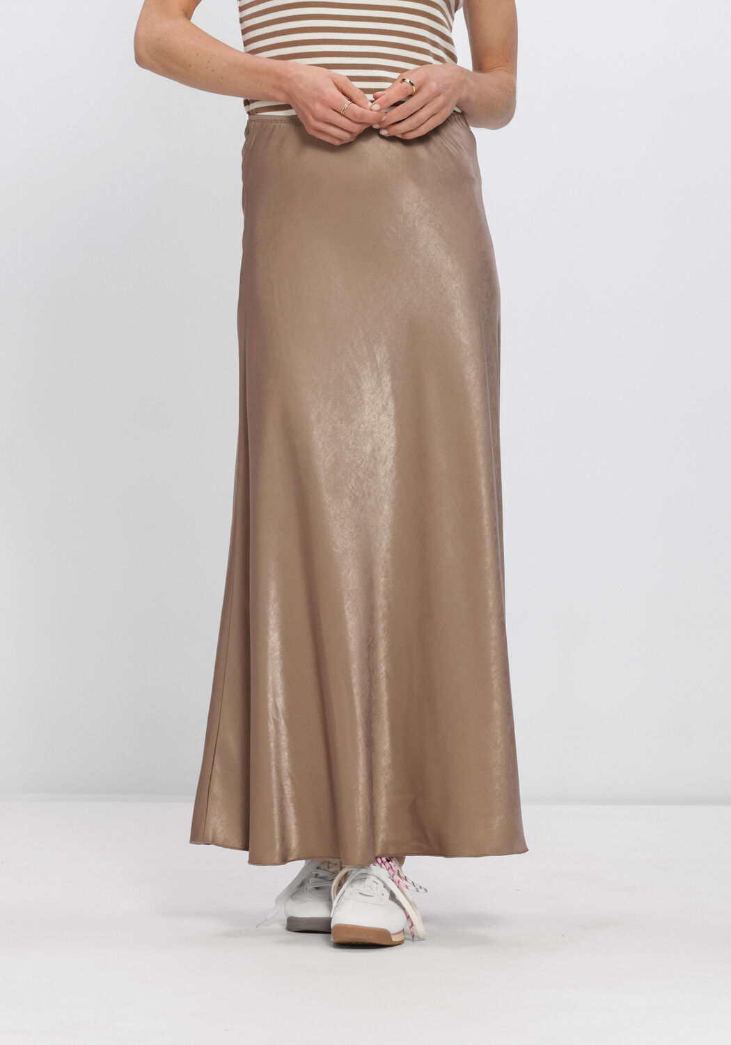 Bruine MSCH COPENHAGEN Midirok MSCHNICOLETTE ULLAS SKIRT - large
