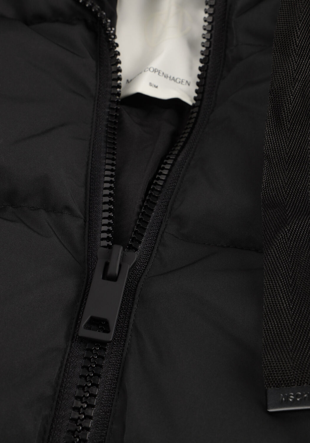 Zwarte MSCH COPENHAGEN Gewatteerde jas MSCHPAVINARIA SHORT JACKET - large