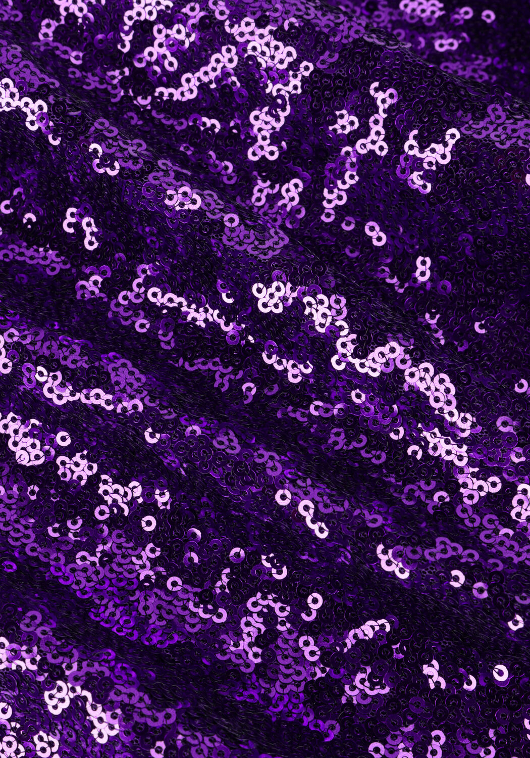 Paarse SELECTED WOMEN Midirok SOLA HW MIDI SEQUINS SKIRT - large