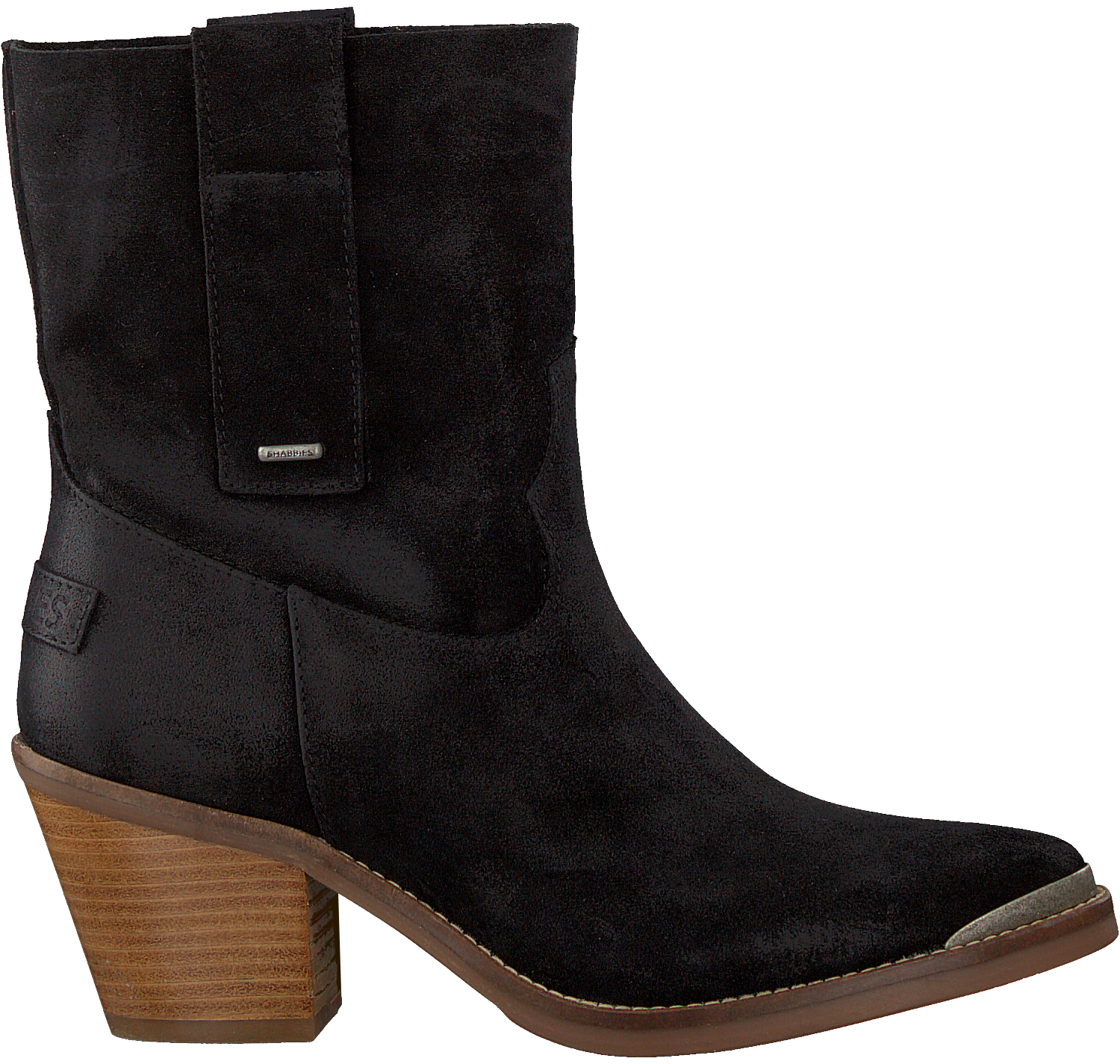Shabbies Dames Laarzen Camel sue lange platte laars | Van den Assem