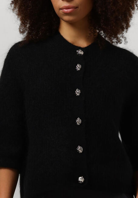 Zwarte SECOND FEMALE Vest ANDRIA KNIT CARDIGAN - large