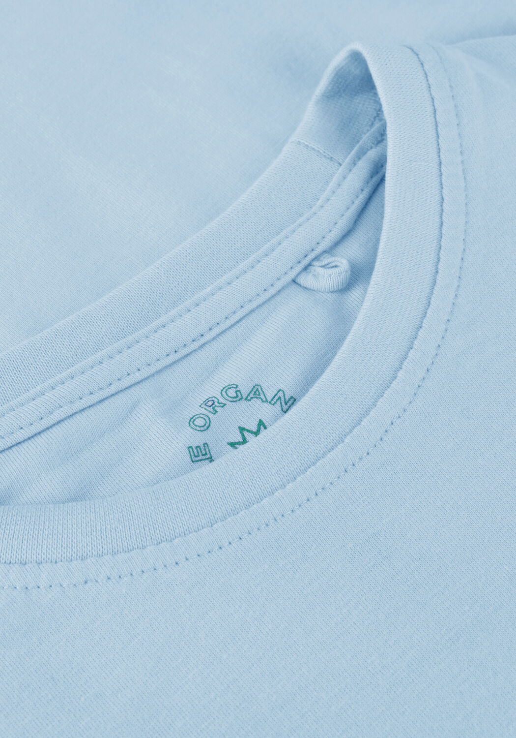 Lichtblauwe KRONSTADT T-shirt TIMMI KIDS ORGANIC/RECYCLED T-SHIRT - large