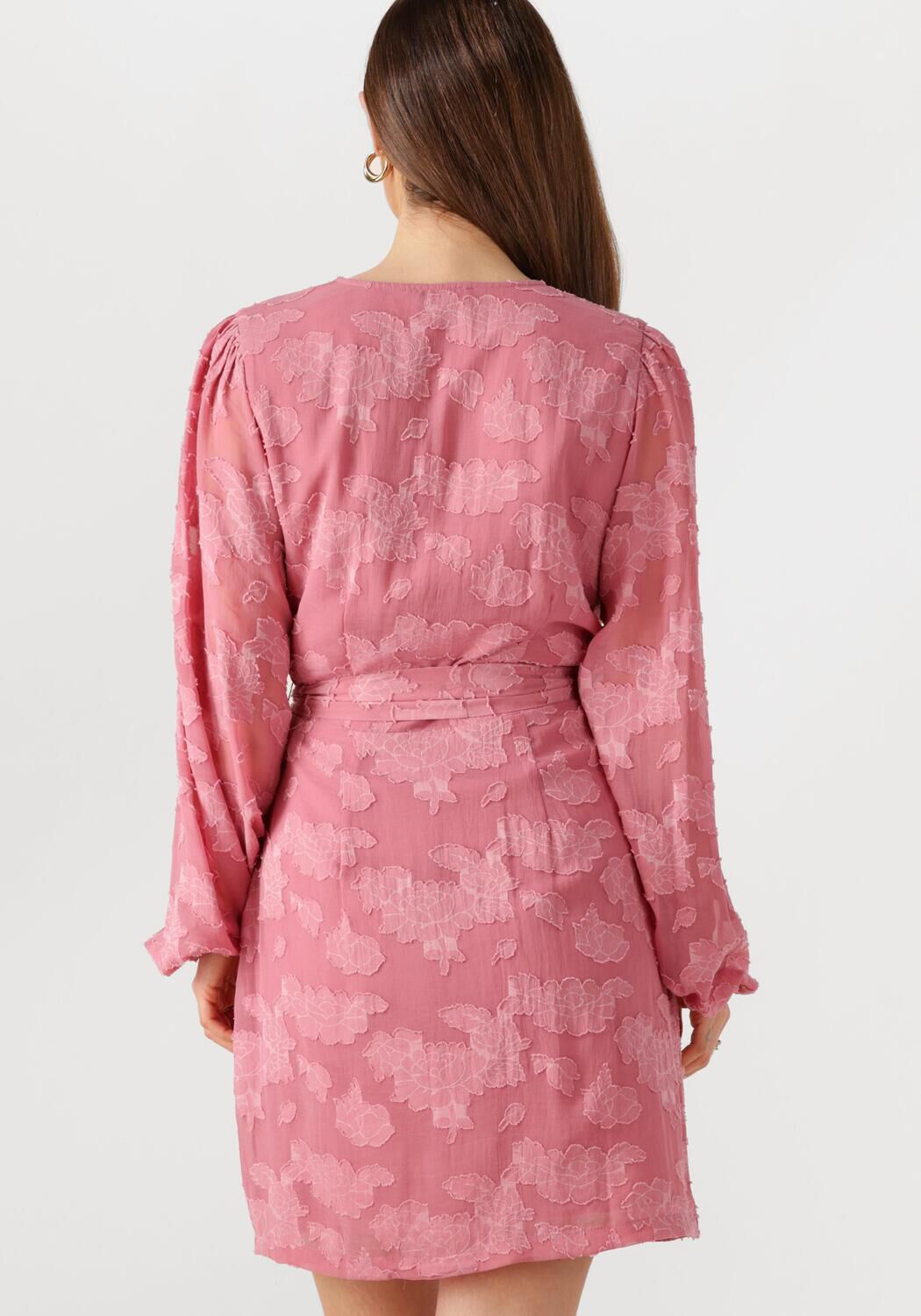 AAIKO Dames Jurken Eloise Chiffon Flower Pes 509 Roze
