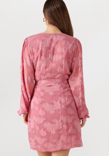 Roze AAIKO Mini jurk ELOISE CHIFFON FLOWER PES 509 - large