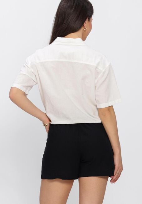 Ecru TOMMY JEANS Blouses TJW TIE FRONT LINEN SHIRT - large