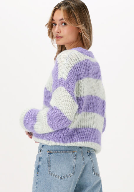 Lila SELECTED FEMME Trui SLFSCARLETT LS KNIT O-NECK B - large