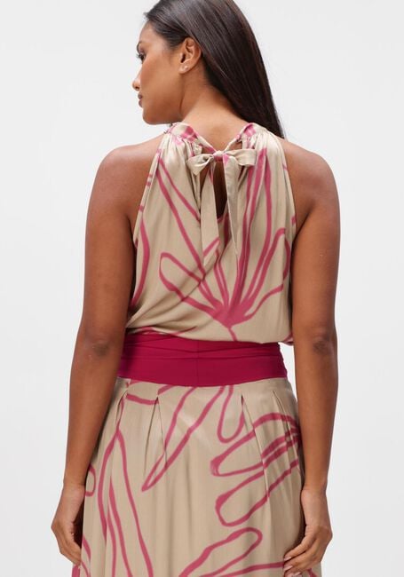 Beige JAPAN TKY Top WAKABA DESSIN - large