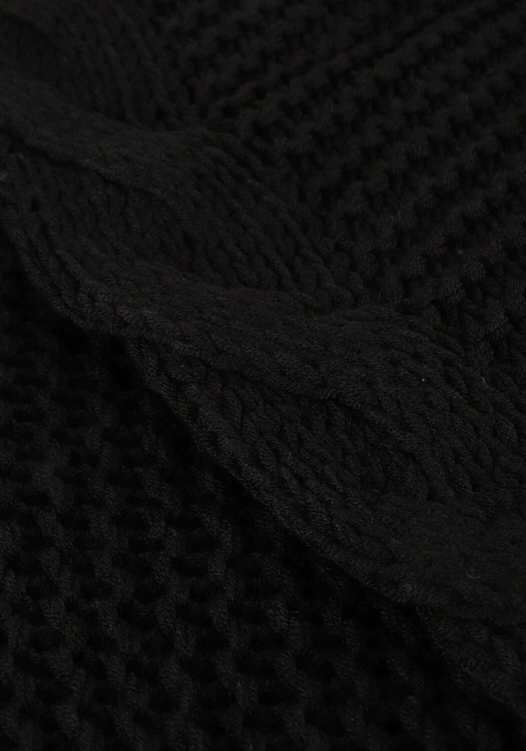 Zwarte NA-KD Trui CABLE KNITTED SWEATER - large