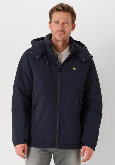 Donkerblauwe LYLE & SCOTT Jack PADDED PUFFER JACKET - large