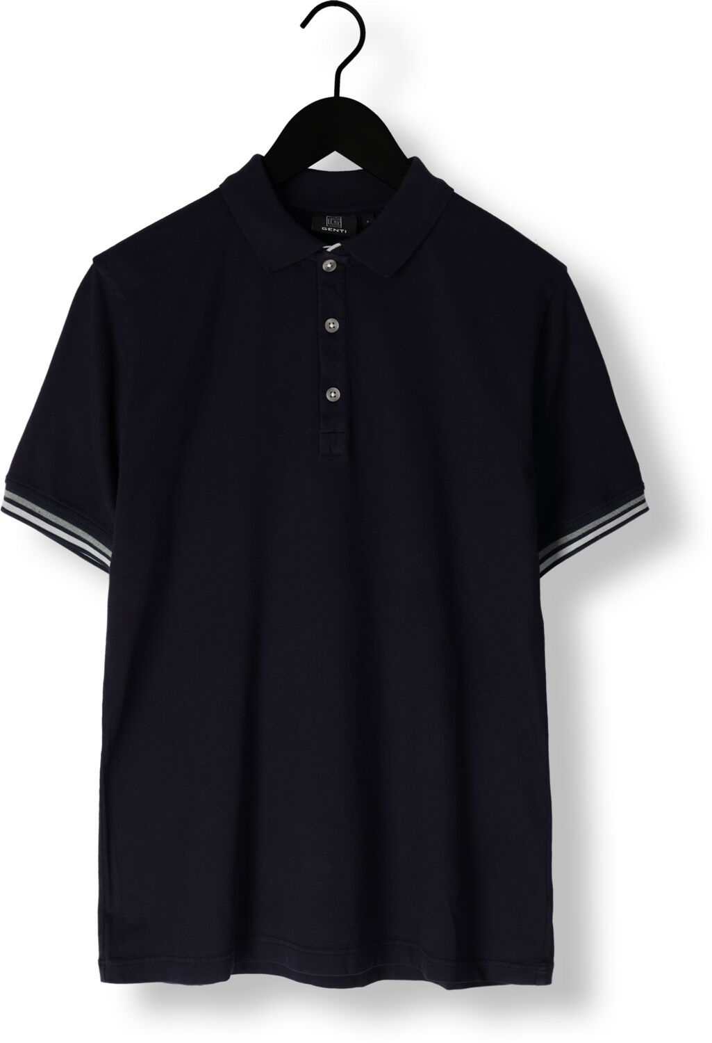 GENTI Heren Polo's & T-shirts J9033-1212 Donkerblauw