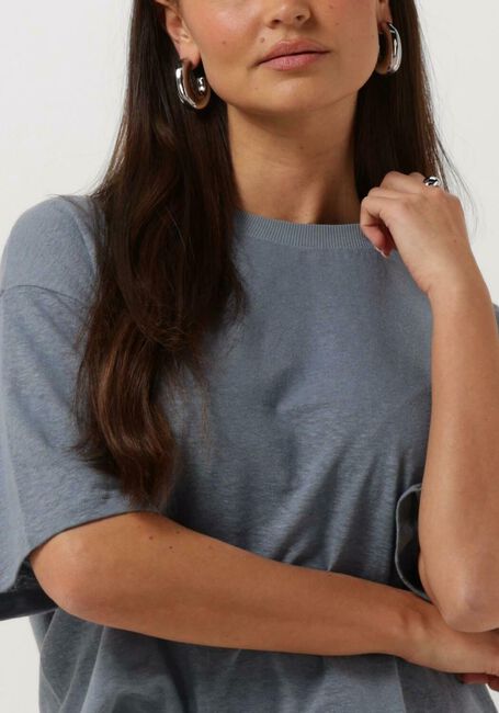 Blauwe DRYKORN T-shirt LILANI - large