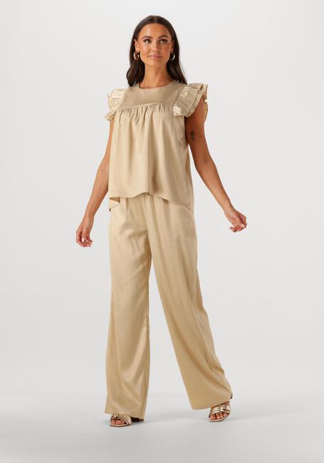 Beige STUDIO AMAYA Pantalon CARMEN - large