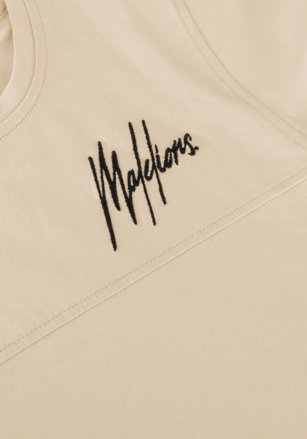 MALELIONS Jongens Polo's & T-shirts Counter T-shirt Beige