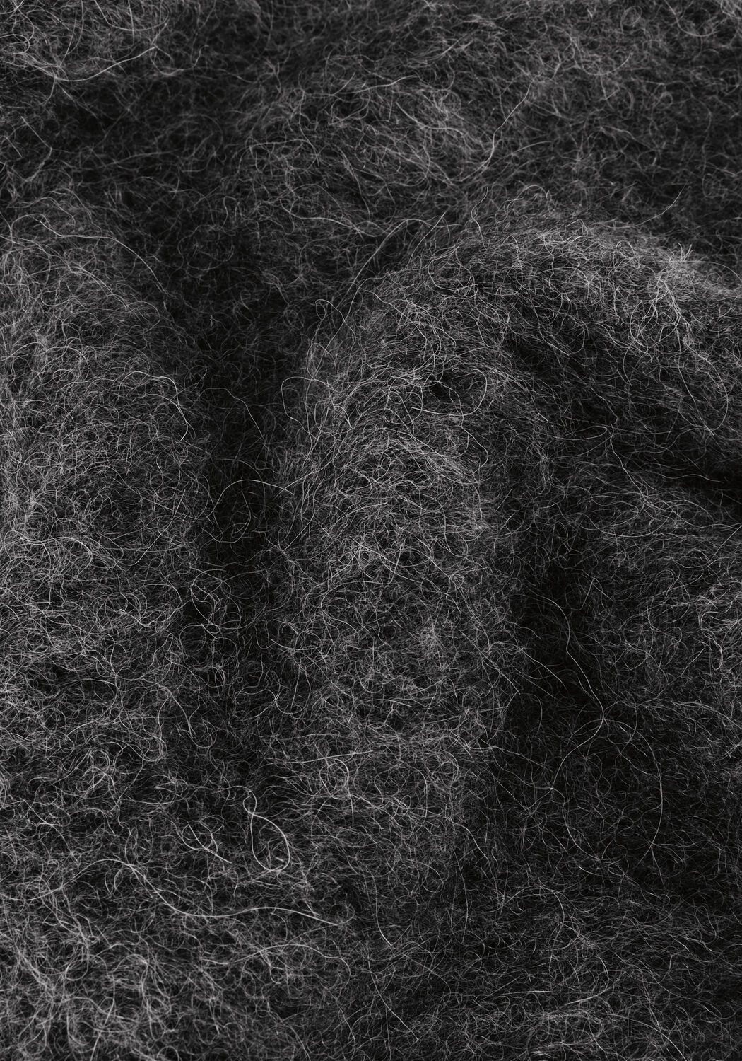 Grijze GESTUZ Trui SABIGZ SHORT PULLOVER - large