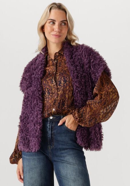 Paarse AMAYA AMSTERDAM Gilet BRUNA - large