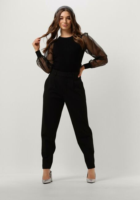Zwarte MINUS Top NILLA KNIT PULLOVER - large