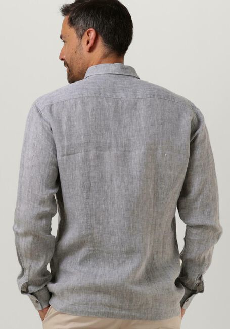 Groene GENTI Casual overhemd LINNEN S7054-1120 - large