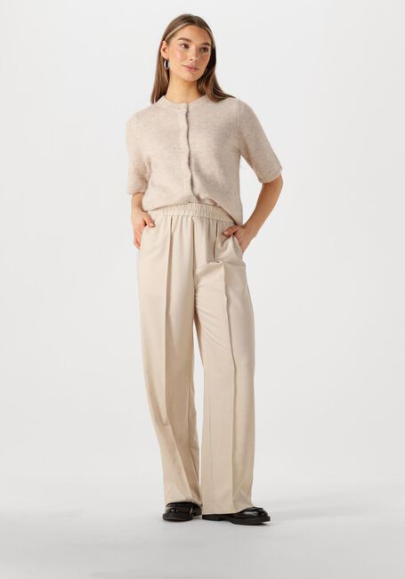 Beige SELECTED FEMME Vest SLFLULU 2/4 KNIT CARDIGAN - large