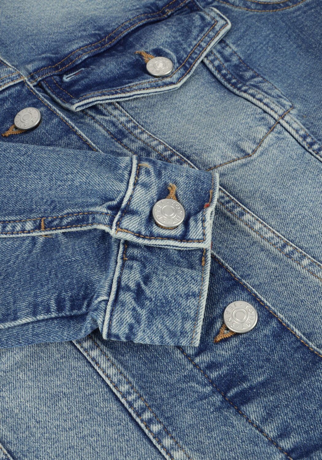 Lichtblauwe TOMMY JEANS Spijkerjas CLASSIC TRUCKER JACKET AI8113 - large