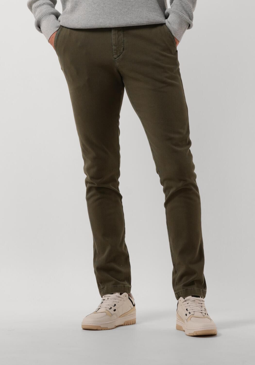 TOMMY HILFIGER Heren Broeken Chino Bleecker Structure Gmd Khaki