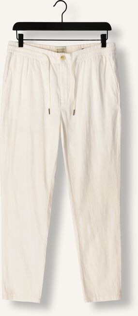 Witte SCOTCH & SODA Pantalon WARREN - STRAIGHT FIT TWILL JOGGER Witte SCOTCH & SODA Pantalon WARREN - STRAIGHT FIT TWILL JOGGER - large