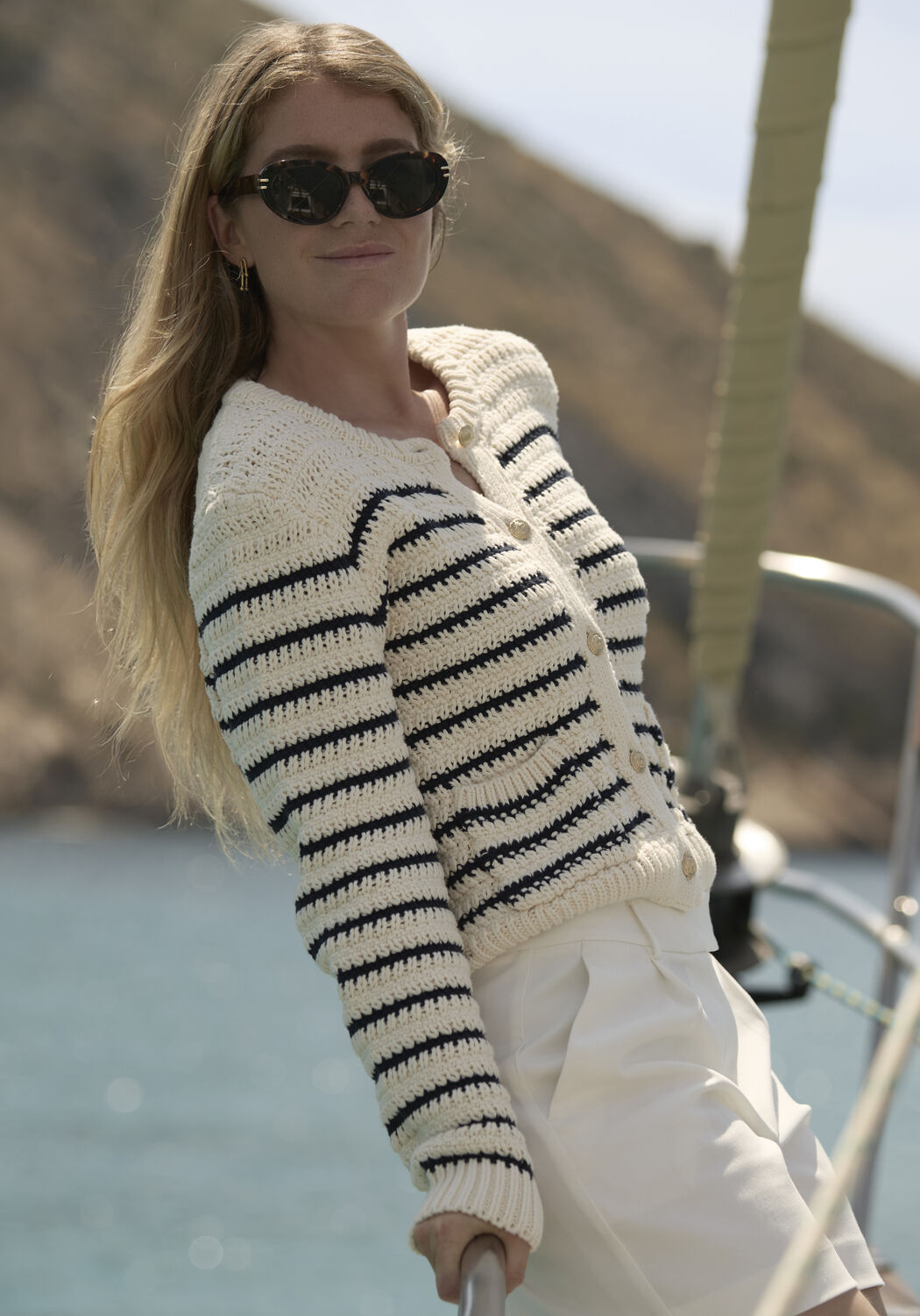 Ecru OMODA ATELIER Vest OM-IZZY X IRIS - large