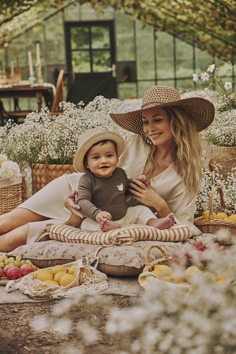 Ecru Z8 Lange broeken DIONIS - large