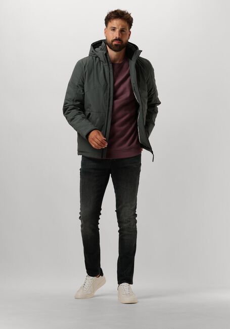 Groene CAST IRON Jack SHORT JACKET SOFTSHELL SUPERBOLT - large