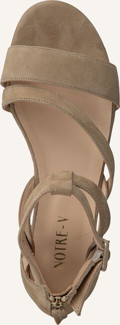 Beige NOTRE-V Platte sandalen 45181 Beige NOTRE-V Platte sandalen 45181 - large