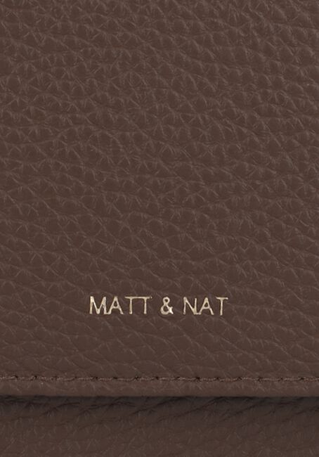 Bruine MATT & NAT Schoudertas BEE - large