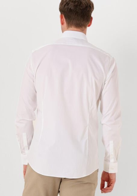 Witte CALVIN KLEIN Klassiek overhemd POPLIN STRETCH SLIM SHIRT - large