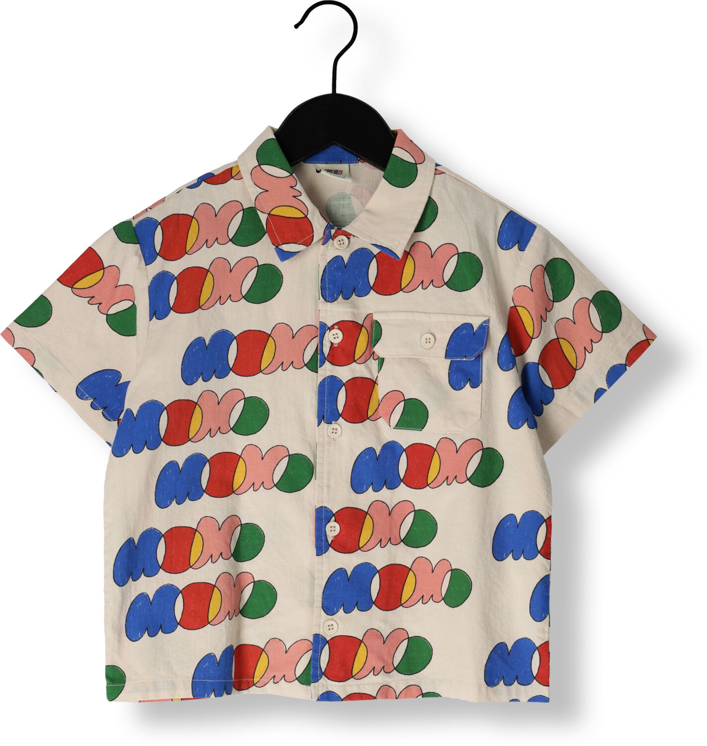 Jelly Mallow Jongens Overhemden Momo Short Sleeve Shirt Multi-5Y