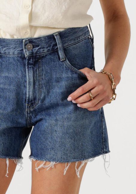 Blauwe G-STAR RAW Shorts JUDEE SHORT RAW EDGE WMN - large