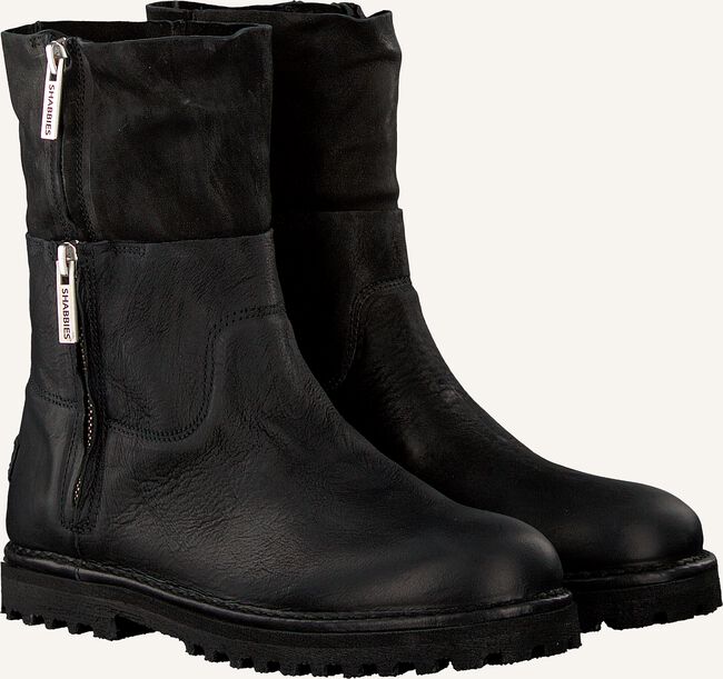 Zwarte SHABBIES Enkelboots 191020017 Zwarte SHABBIES Enkelboots 191020017 - large