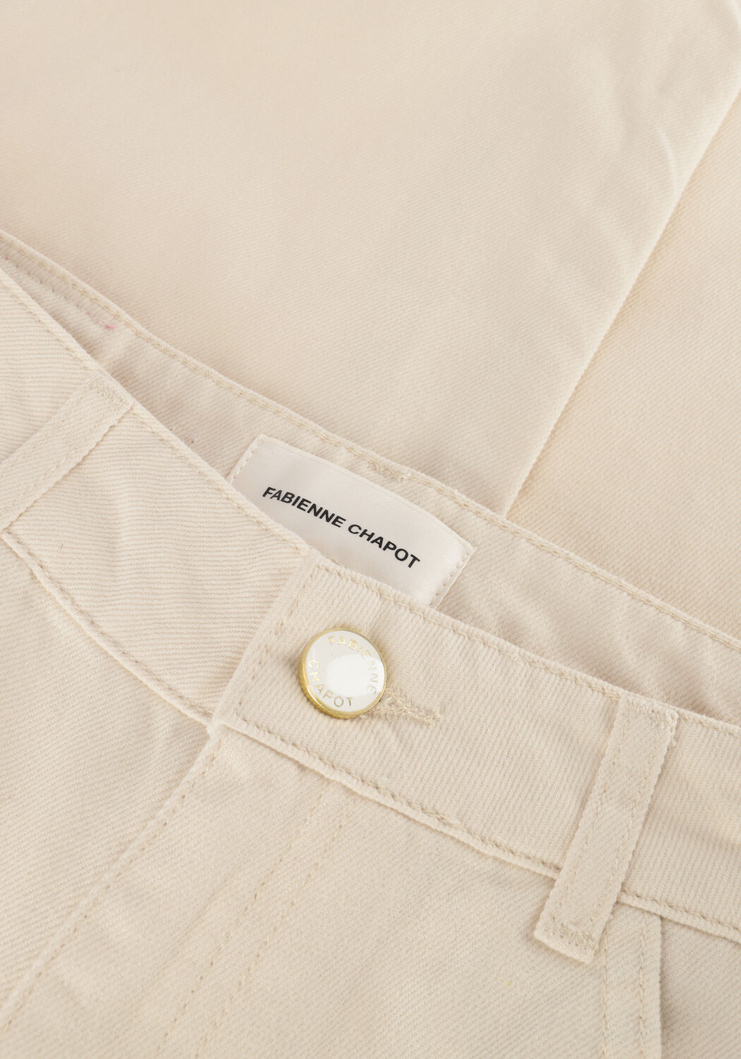 Creme FABIENNE CHAPOT Straight leg jeans LOLA STRAIGHT - large