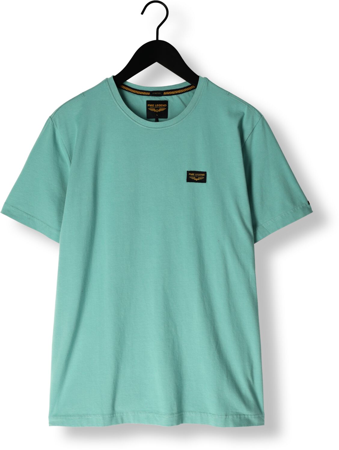 PME LEGEND Heren Polo's & T-shirts Short Sleeve R-neck Guyver Tee Groen
