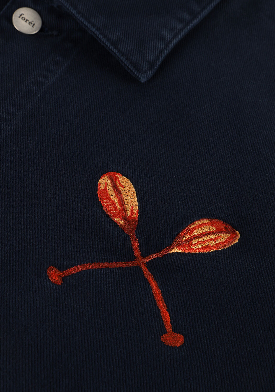 Blauwe FOR&Eacute;T Overshirt NOWHERE OVERSHIRT - large