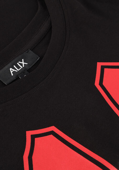 Zwarte ALIX THE LABEL T-shirt LADIES KNITTED CROPPED SPORTS Zwarte ALIX THE LABEL T-shirt LADIES KNITTED CROPPED SPORTS - large