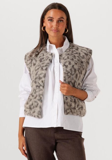 Multi BY-BAR Gilet MAGGIE SLEEVELESS LEO JACKET - large
