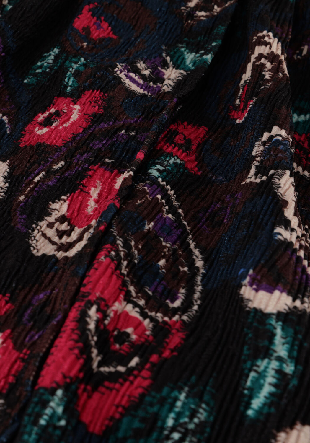 Zwarte ALIX THE LABEL Mini jurk PAISLEY FLOWER DRESS - large