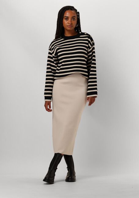 Zwarte OBJECT Trui OBJELLY LO LS KNIT PULLOVER - large