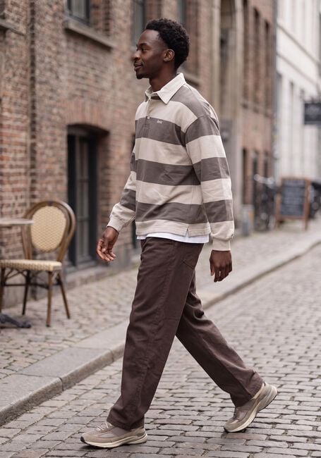 Bruine FOR&Eacute;T Chino CLAY TWILL PANTS - large