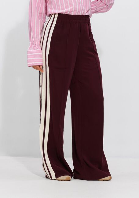 Bordeaux CATWALK JUNKIE Wijde broek SIDE BUTTON TRACKSUIT TROUSERS - large