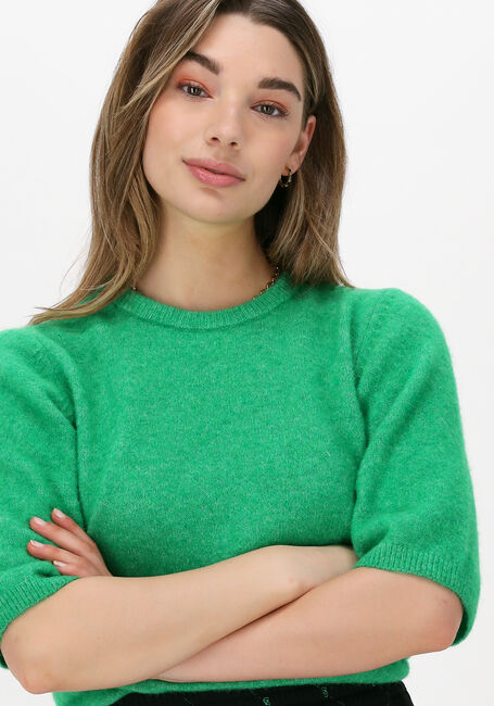 Groene GESTUZ Trui ALPHA TEE - large