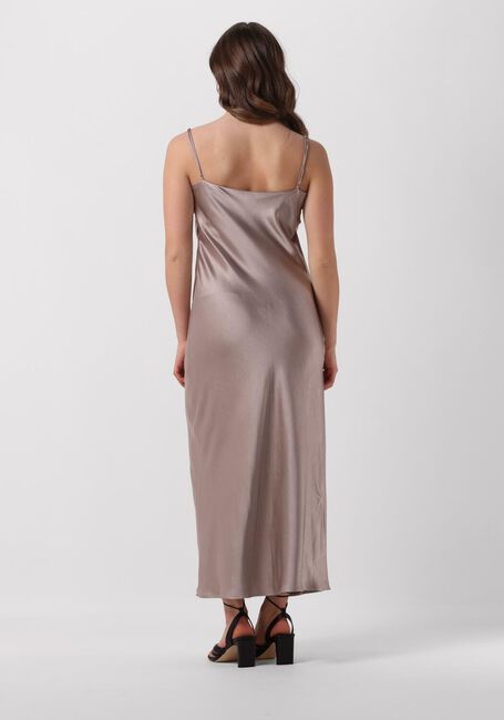 Taupe NOTRE-V Maxi jurk SATIN STRAP DRESS - large